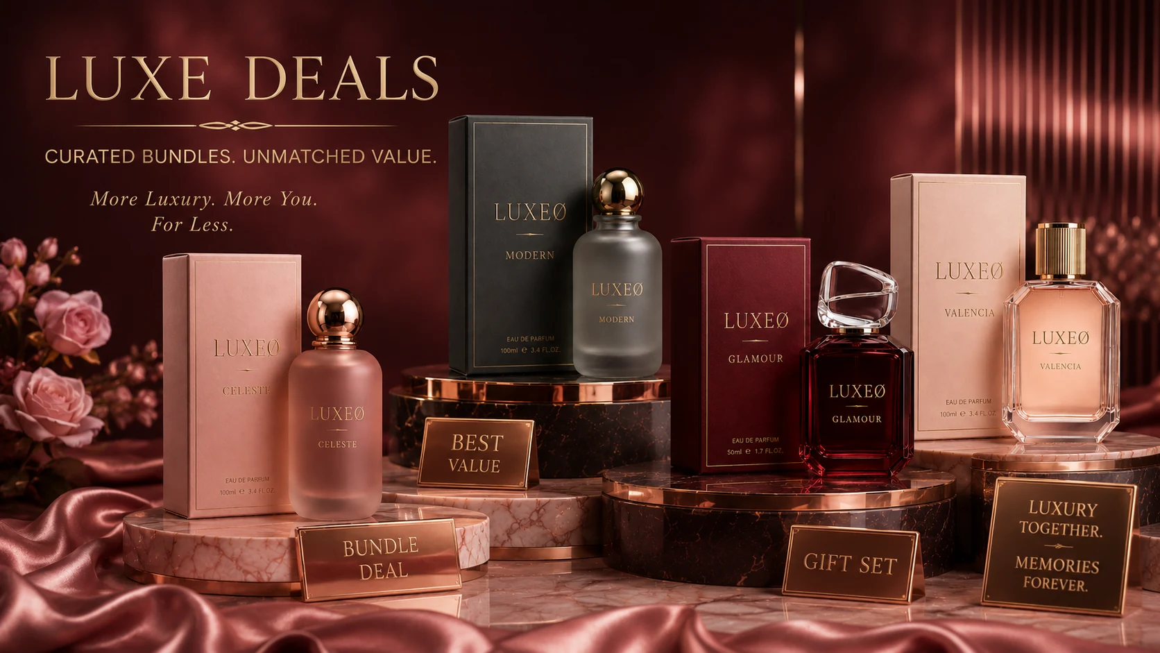 LUXEØ luxe deals — curated bundles, best value, gift sets